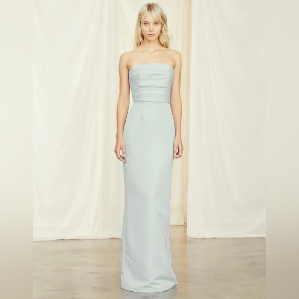 Amsale Sonia Dress in Ice Size 4